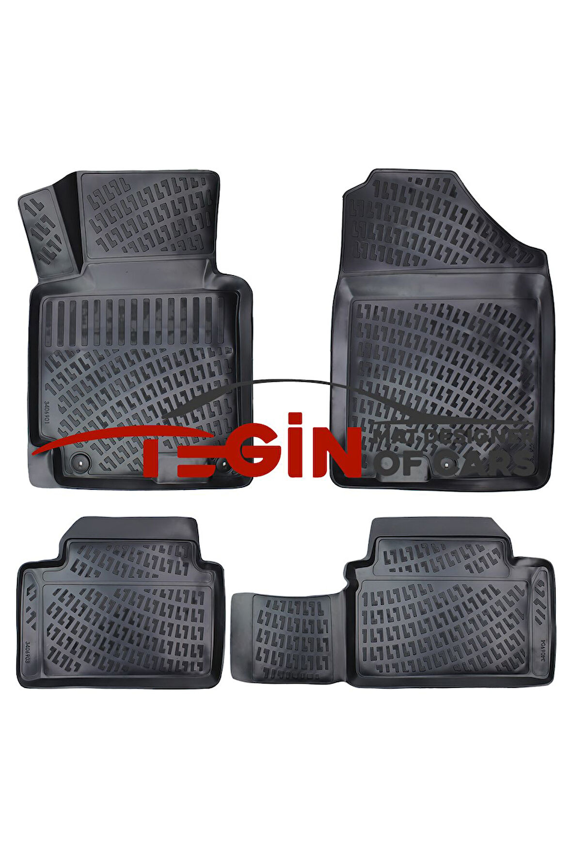 Hyundai İ30 2015 3D Uyumlu Havuzlu Paspas Siyah