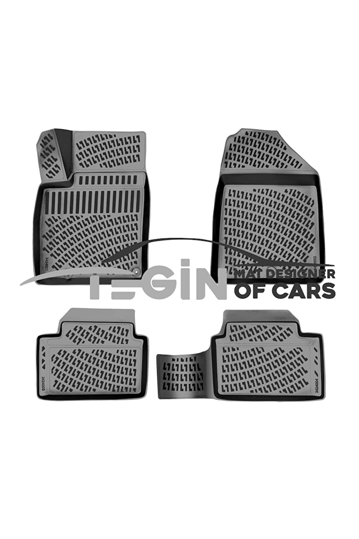 Hyundai İ30 2020 3D Havuzlu Paspas Siyah