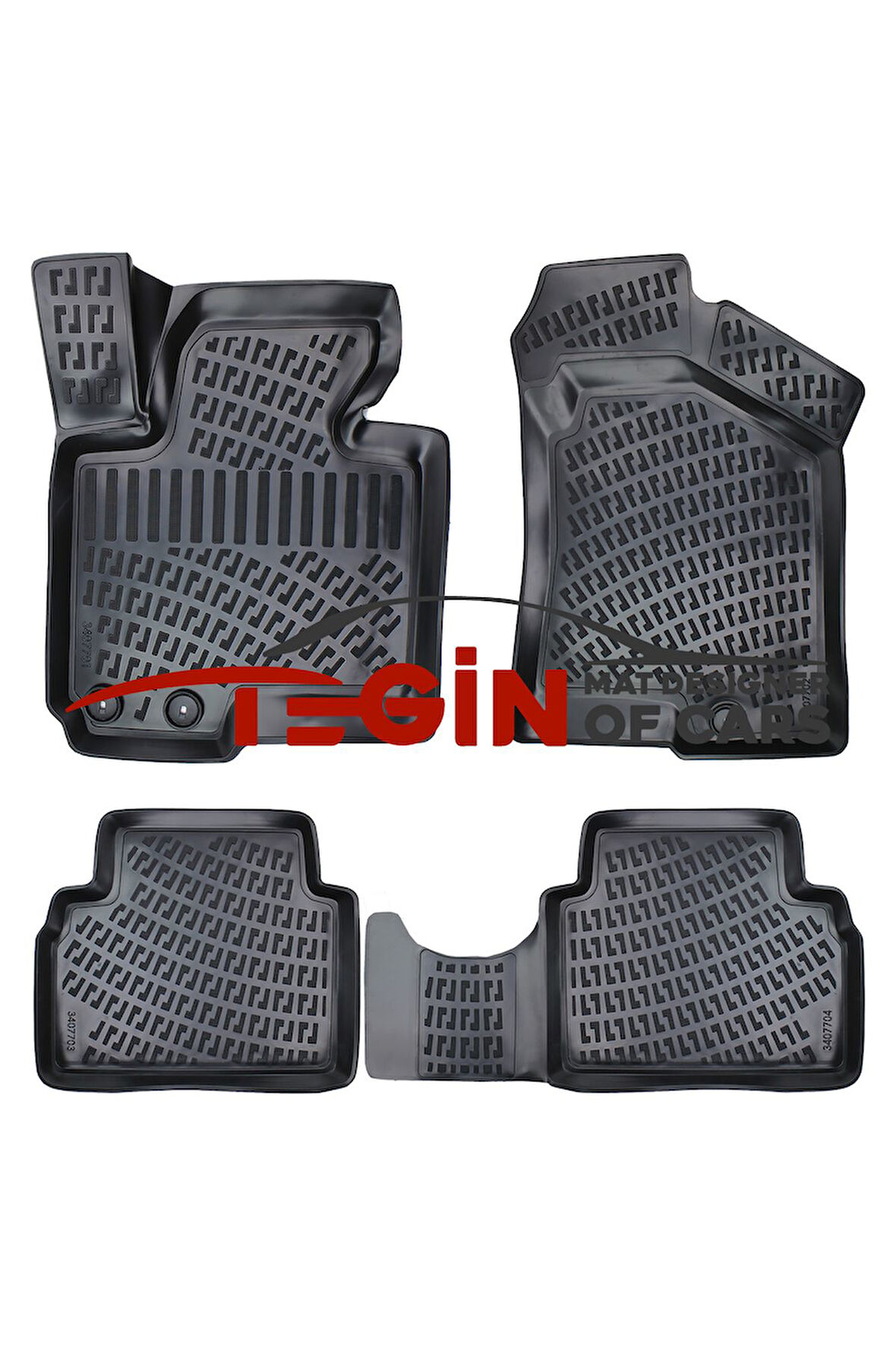 Hyundai ix35 2013 3D Havuzlu Paspas Siyah