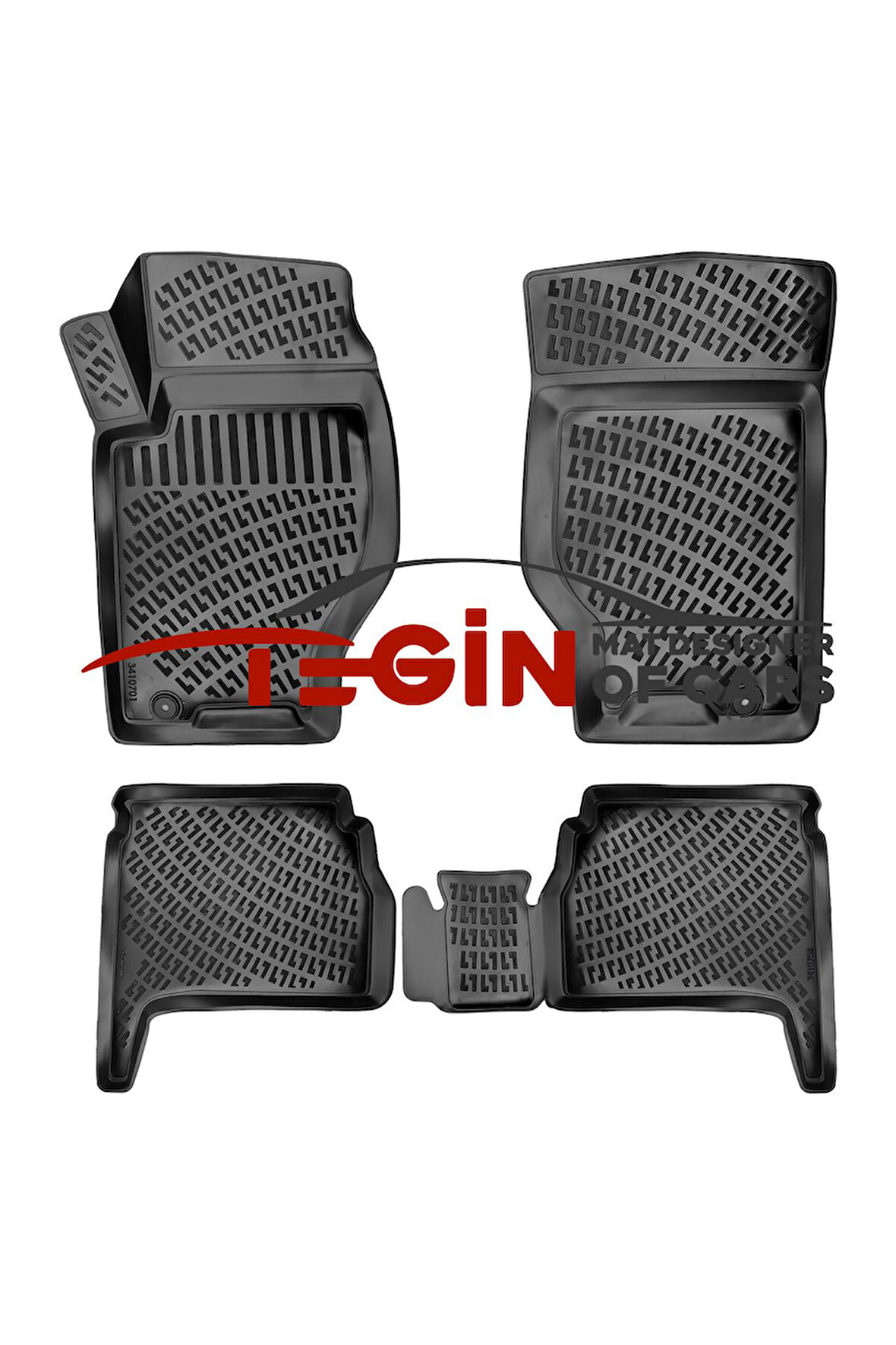 Kia Sorento 2007 3D Havuzlu Paspas Siyah