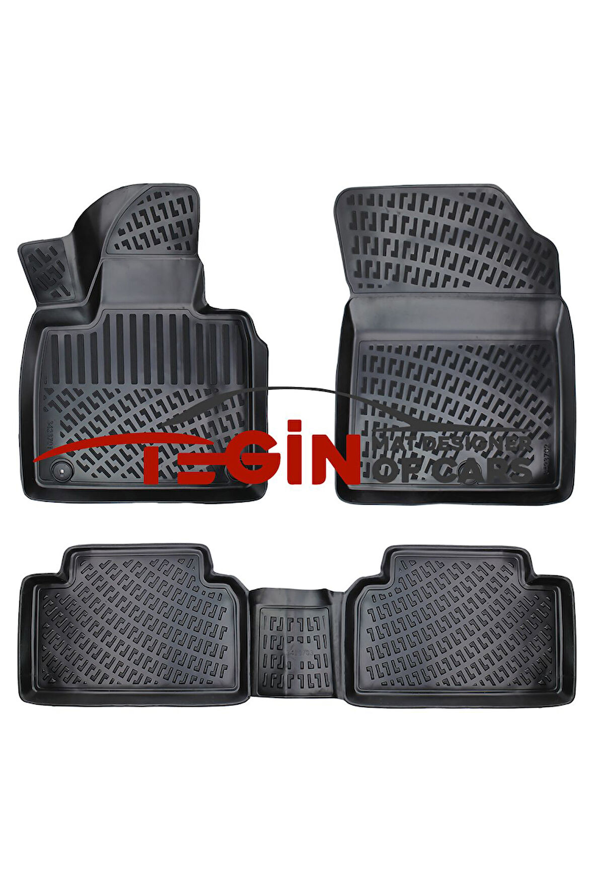 Kia Sorento USA 2021 Sonrası 3D Havuzlu Paspas Siyah