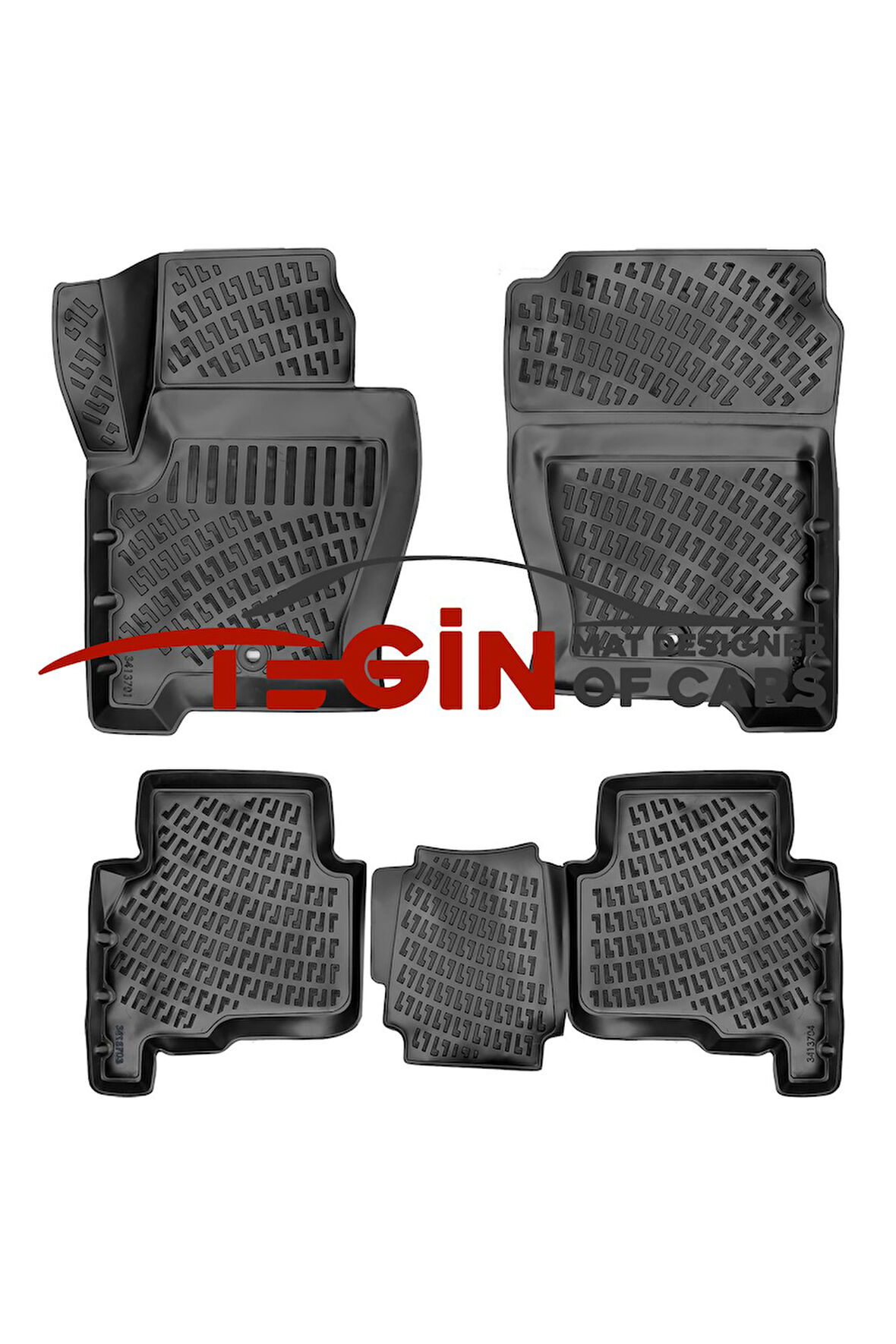 Land Rover Range Rover Sport 3D Havuzlu Paspas 2005-2013 Siyah