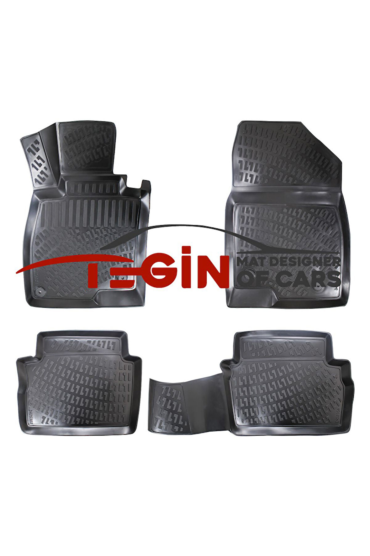 Mazda 3 3D Havuzlu Paspas 2015 Siyah