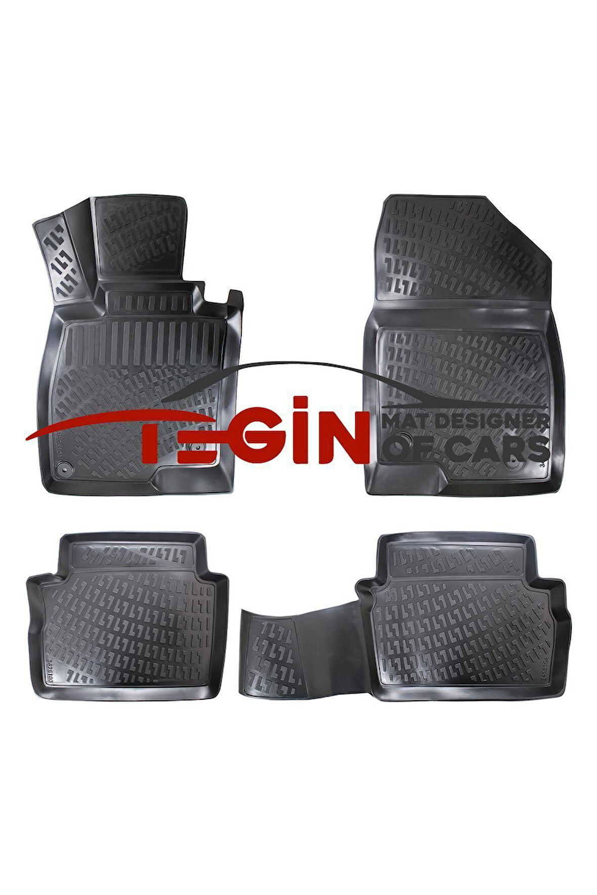 Mazda 3 3D Havuzlu Paspas 2016 Siyah