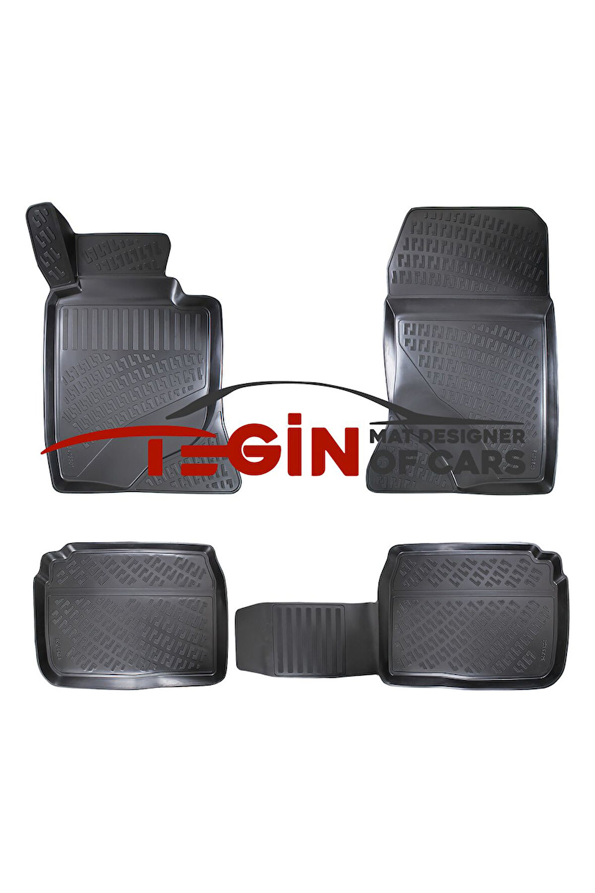 Mercedes E Serisi W123 3D Havuzlu Paspas 1984 Siyah