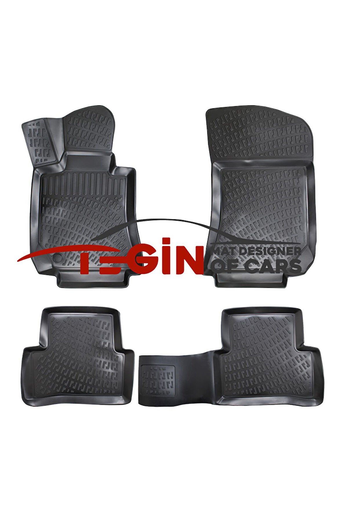 Mercedes E Serisi W212 3D Havuzlu Paspas 2015 Siyah