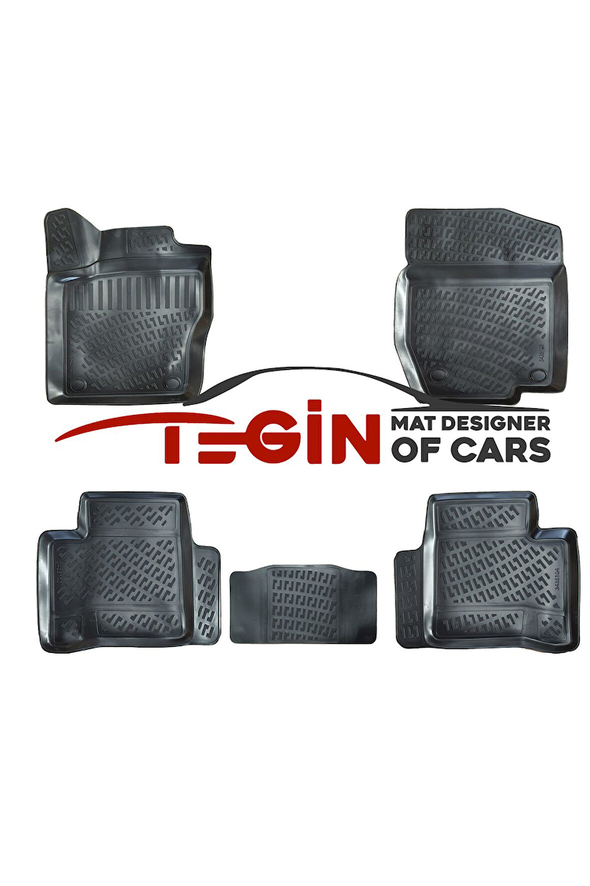 Mercedes GL 3D Havuzlu Paspas 2012 Siyah