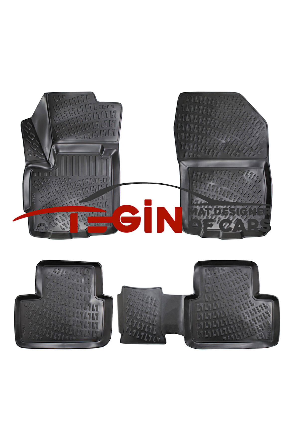 Mitsubishi Outlander Sport 3D Havuzlu Paspas 2015 Siyah