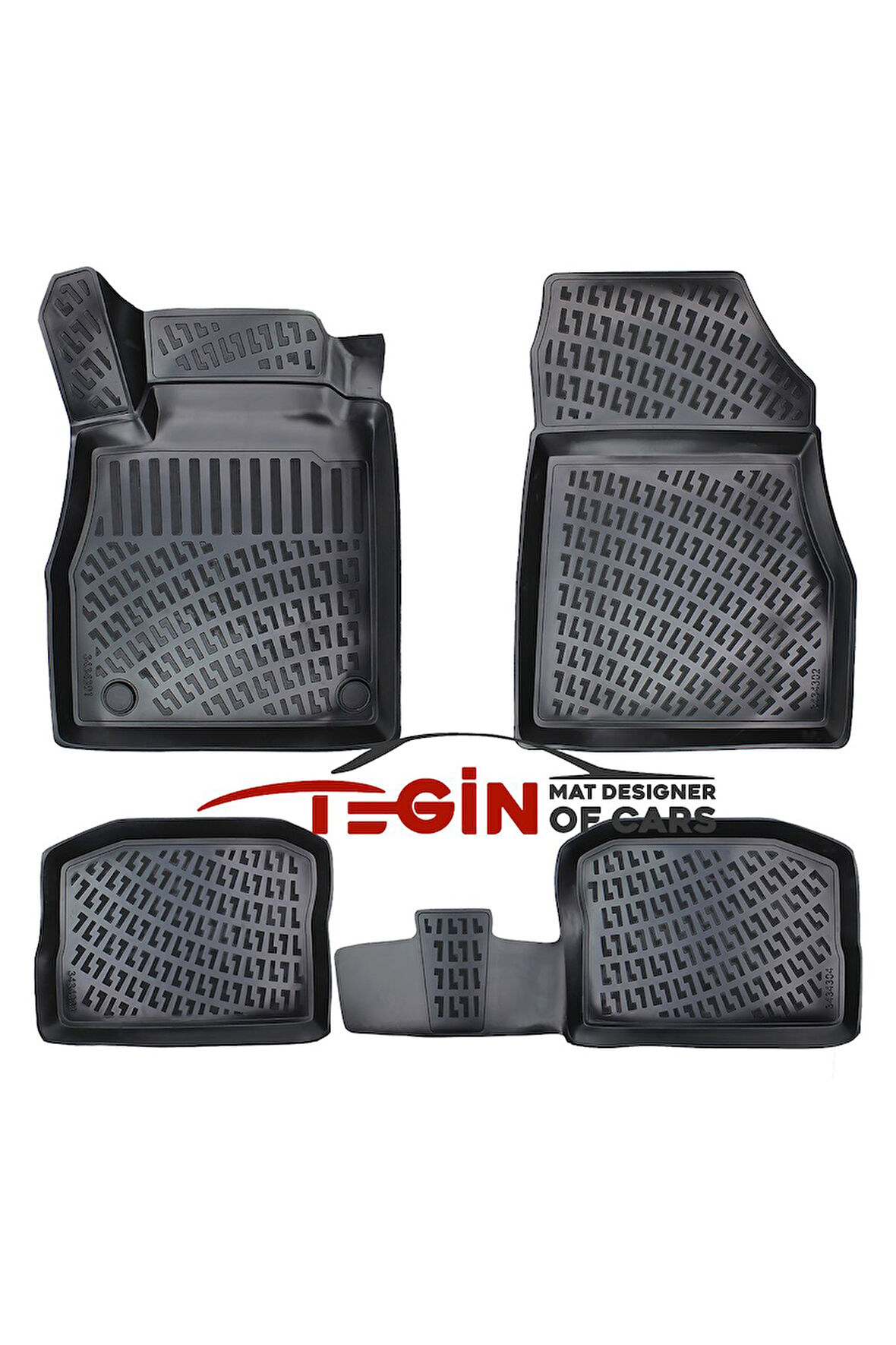 Nissan Micra 3D Havuzlu Paspas 2023 Siyah