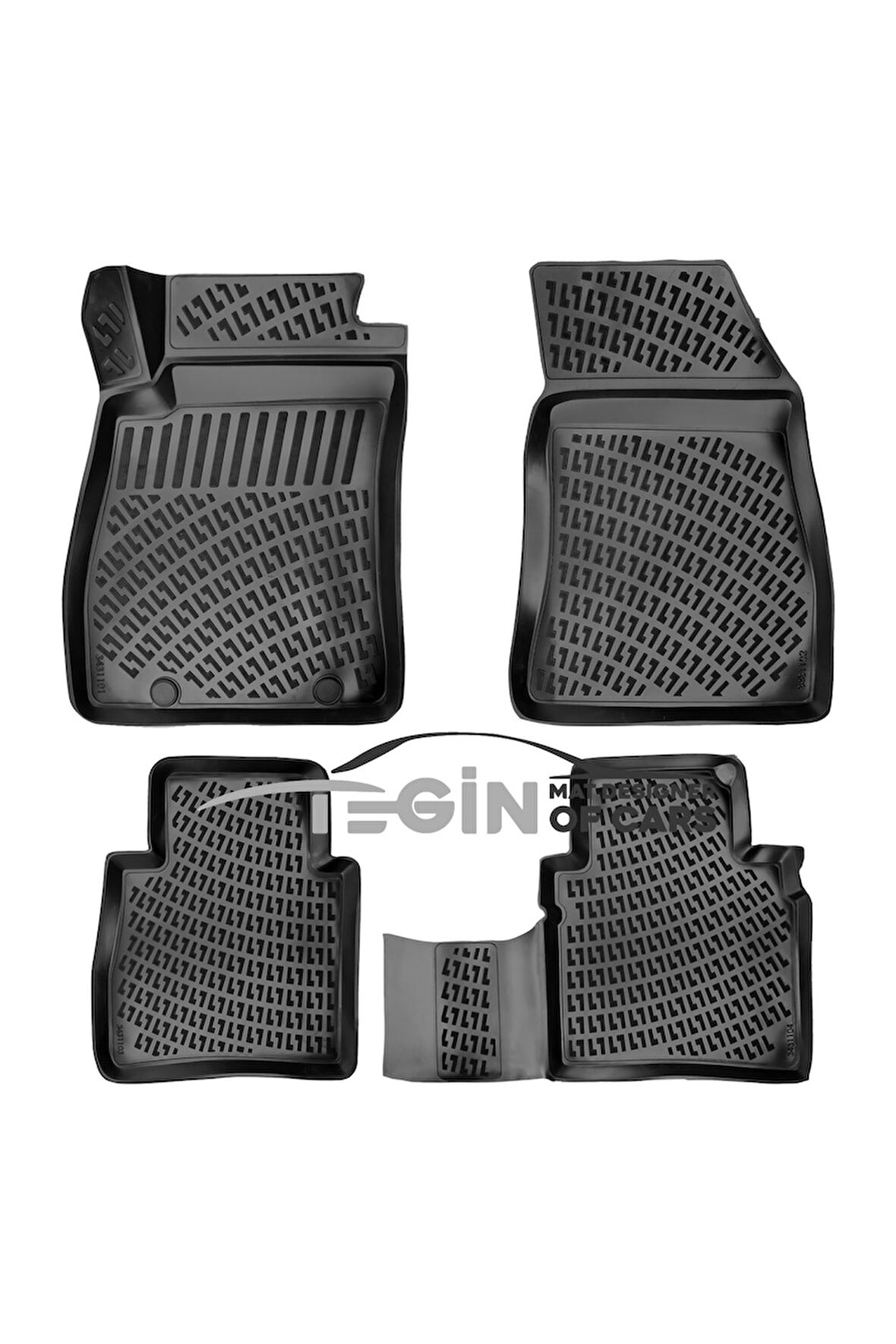 Nissan Pulsar 3D Havuzlu Paspas 2017 Siyah