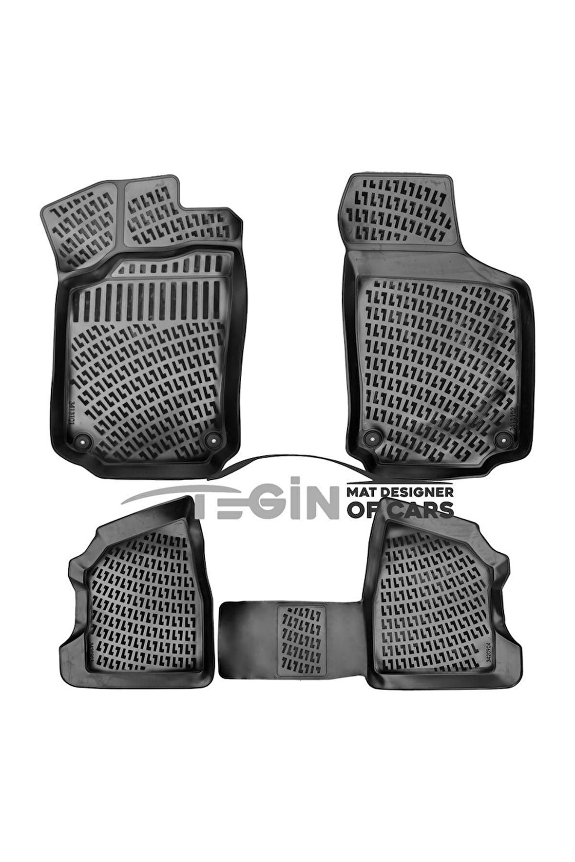 Opel Combo 3D Havuzlu Paspas 2007 Siyah