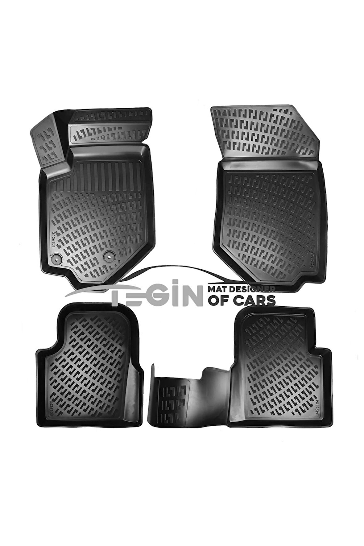 Opel Mokka 3D Havuzlu Paspas 2023 Siyah