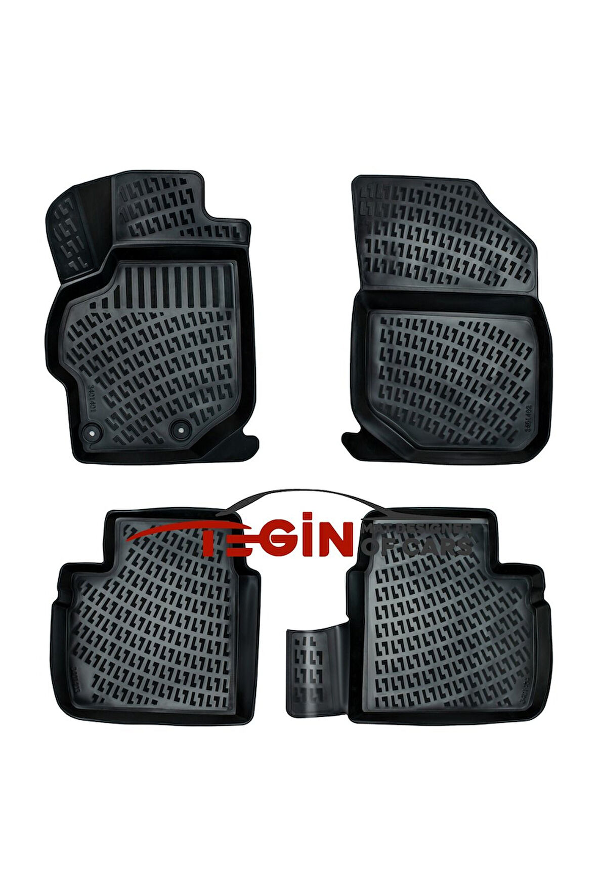 Peugeot 301 3D Havuzlu Paspas 2015 Siyah