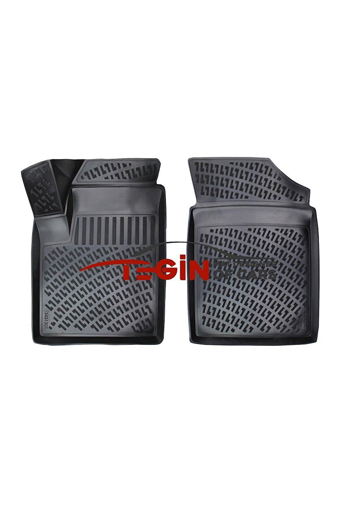 Peugeot Partner 1 PANELVAN (2 Parça) 3D Havuzlu Paspas 2004 Siyah