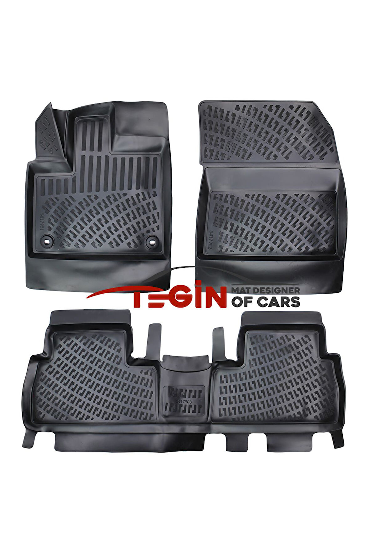 Peugeot Rifter Skypack Paket 3D Havuzlu Paspas 2019 Sonrası Siyah