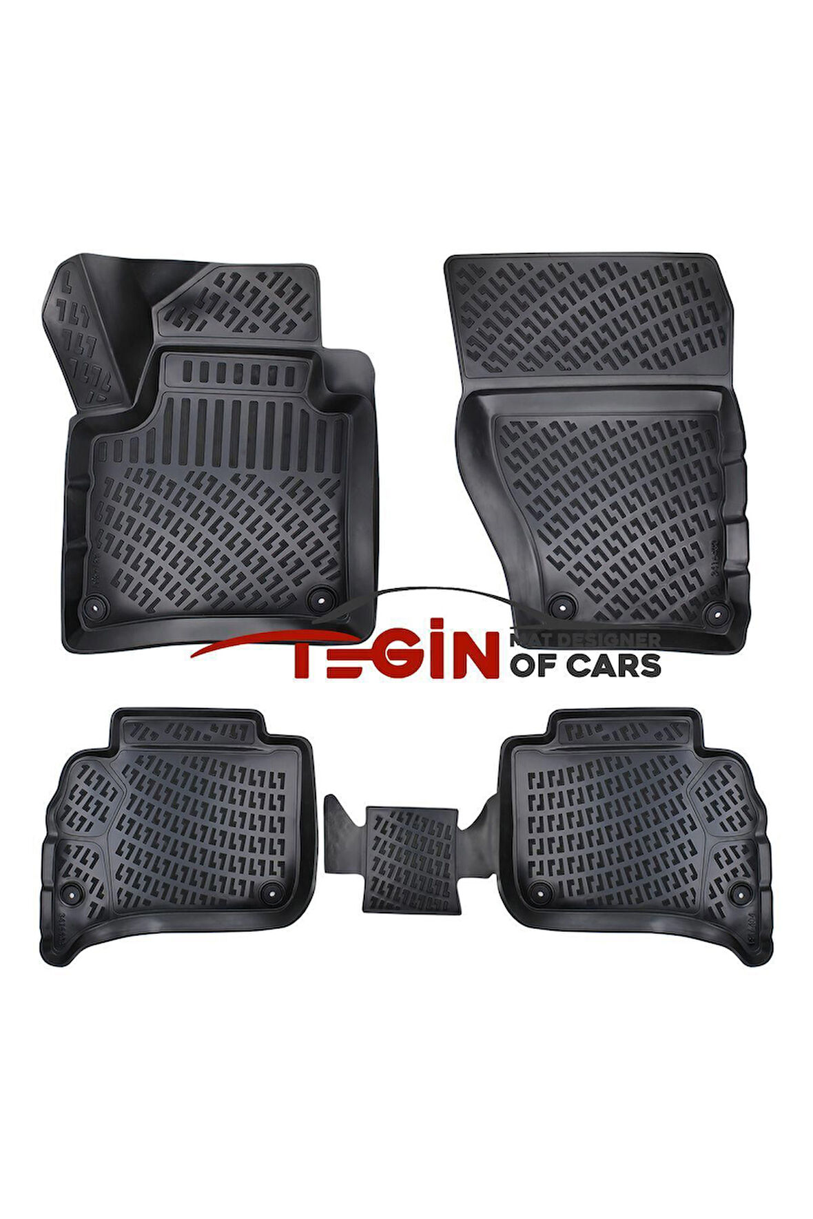 Porsche Cayenne 3D Havuzlu Paspas 2020 Siyah