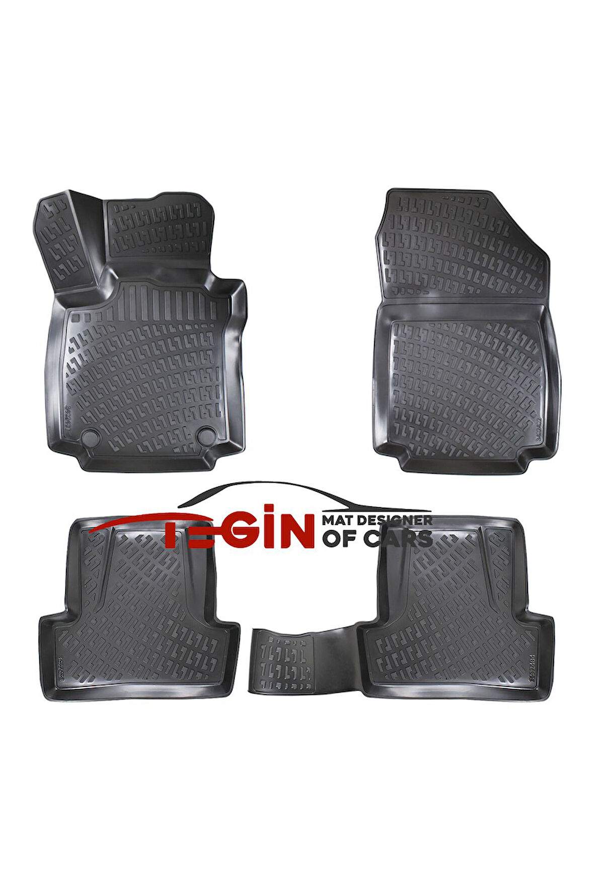 Renault Captur 3D Havuzlu Paspas 2013-2019 Siyah