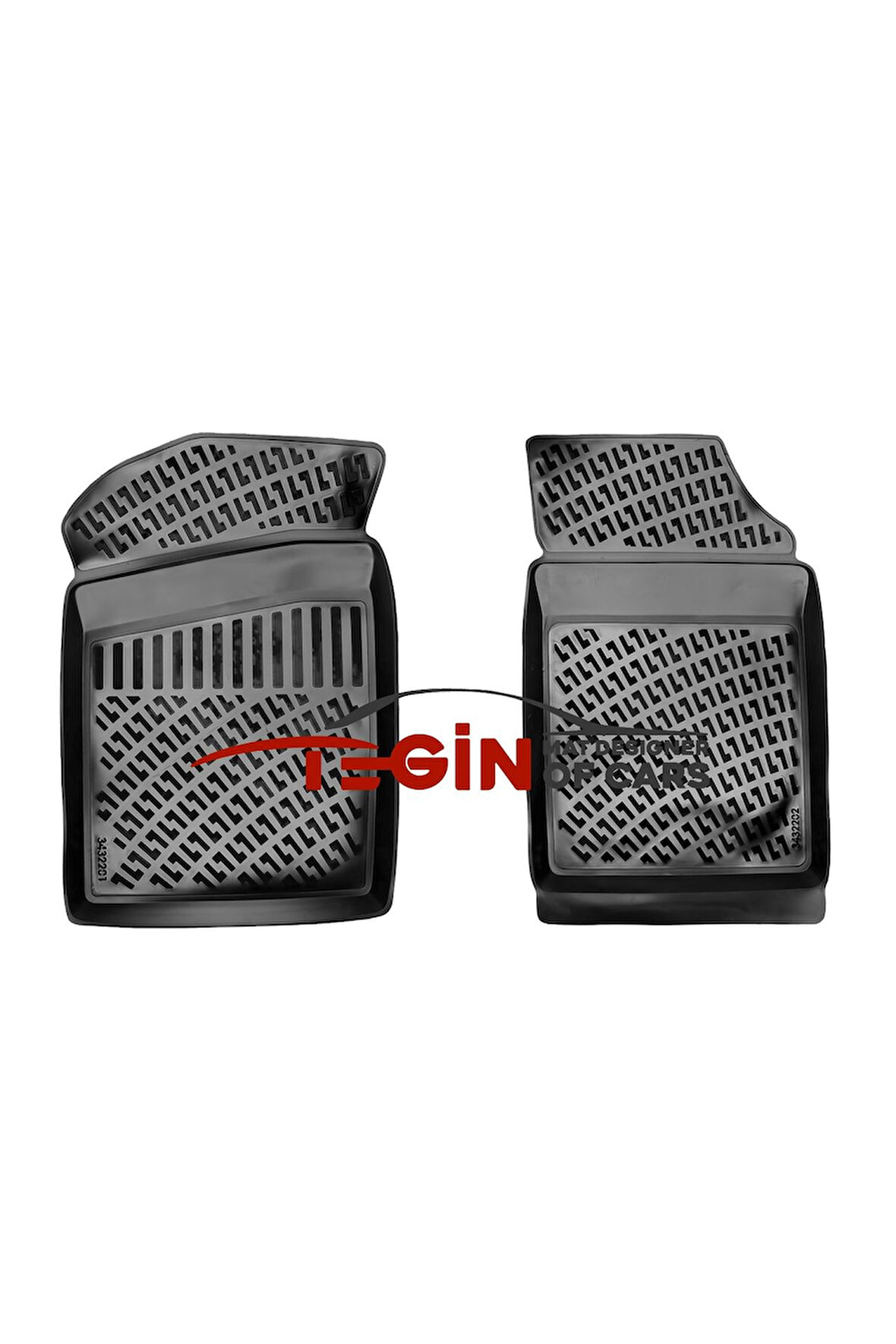 Renault Kangoo PANELVAN 3D Havuzlu Paspas 2003 Siyah