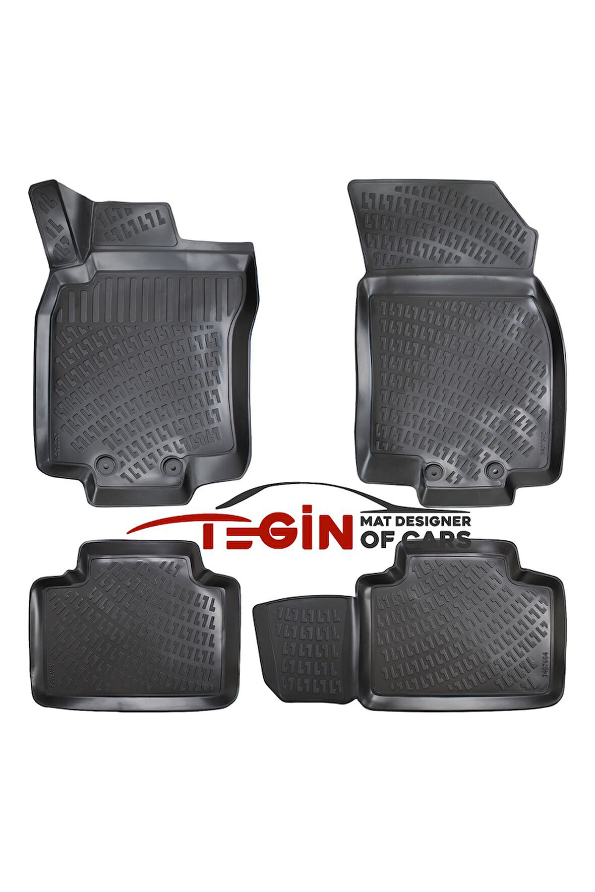 Renault Koleos 3D Havuzlu Paspas 2023 Siyah