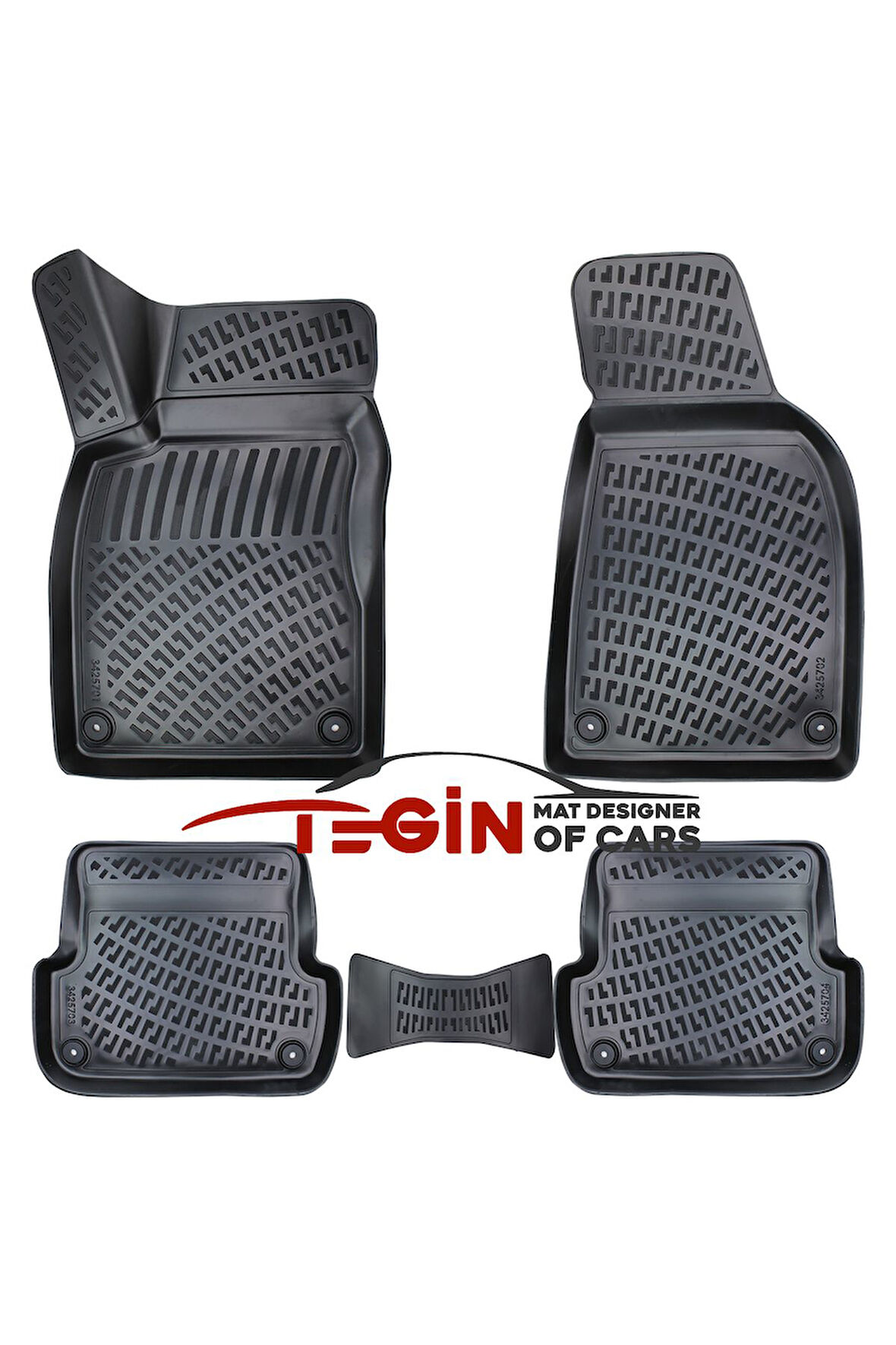 Seat Exeo 3D Havuzlu Paspas 2012 Siyah