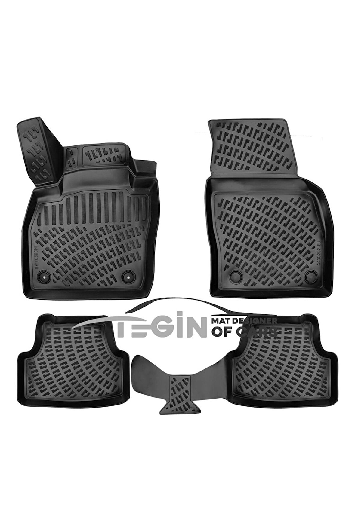 Seat İbiza V 3D Havuzlu Paspas 2022 Siyah