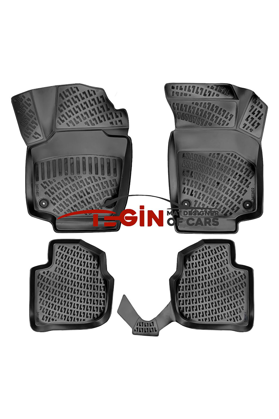 Seat Toledo 3D Havuzlu Paspas 2014 Siyah