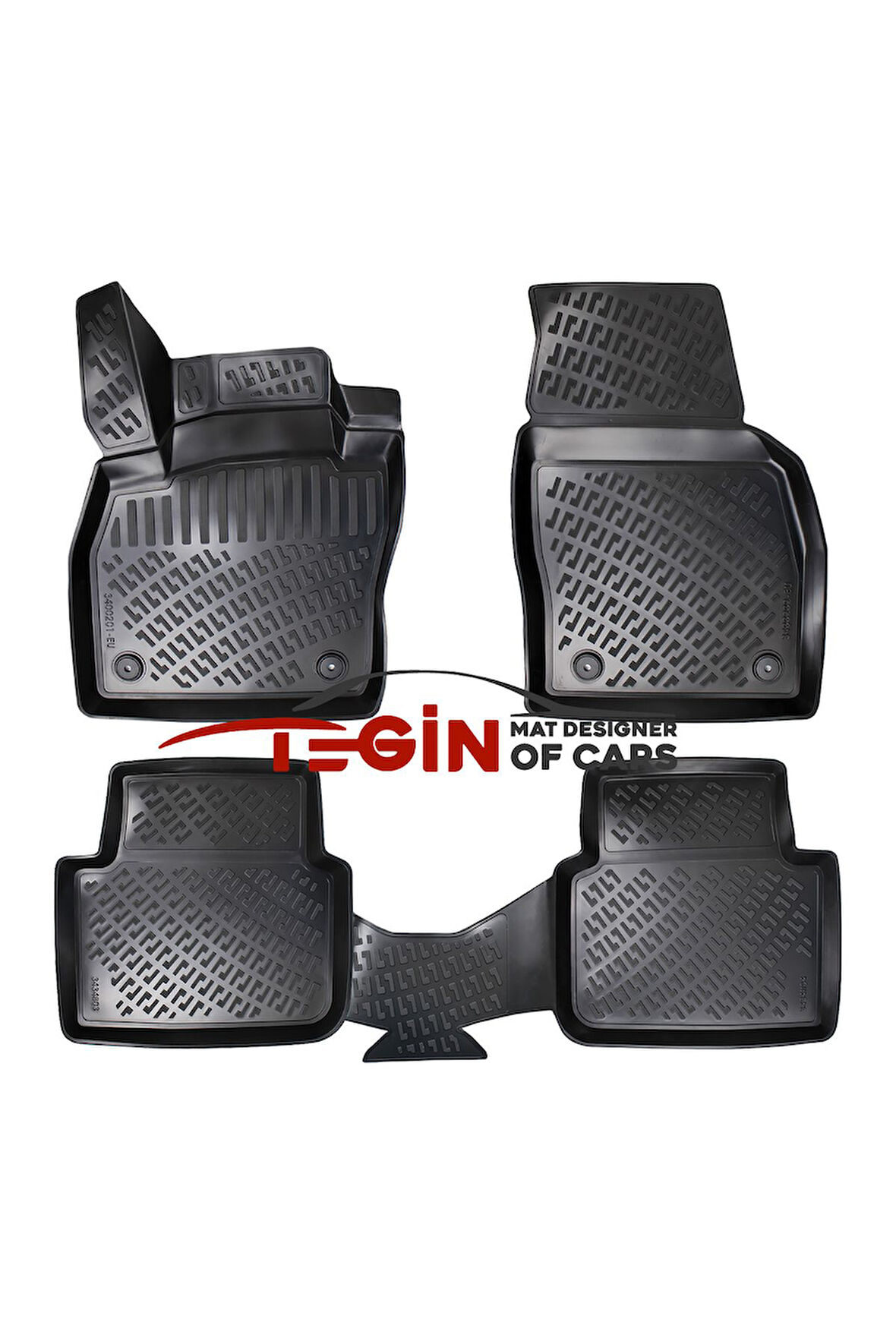 Skoda Kamiq 3D Havuzlu Paspas 2023 Siyah