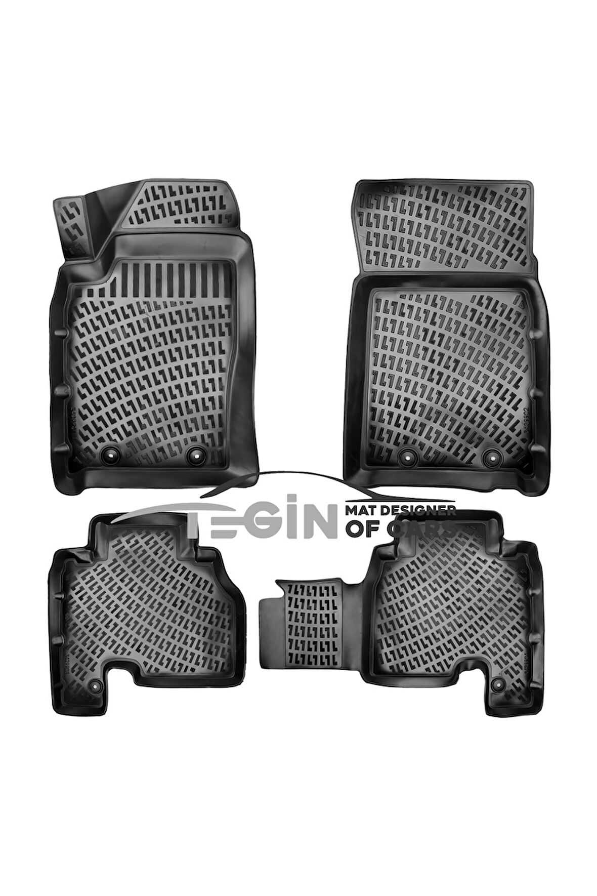 Ssangyong Actyon 3D Havuzlu Paspas 2007 Siyah