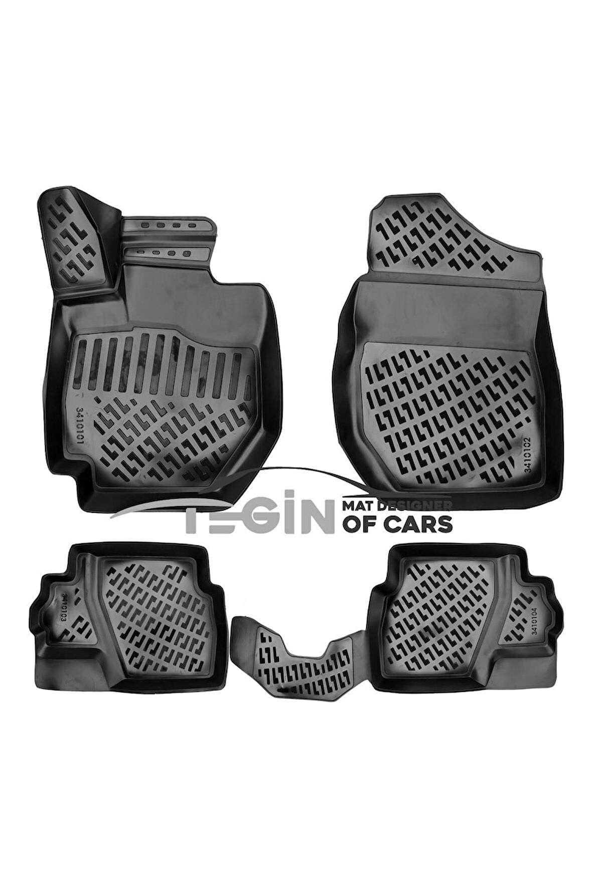 Suzuki Jimny 3D Havuzlu Paspas 2018 Sonrası Siyah