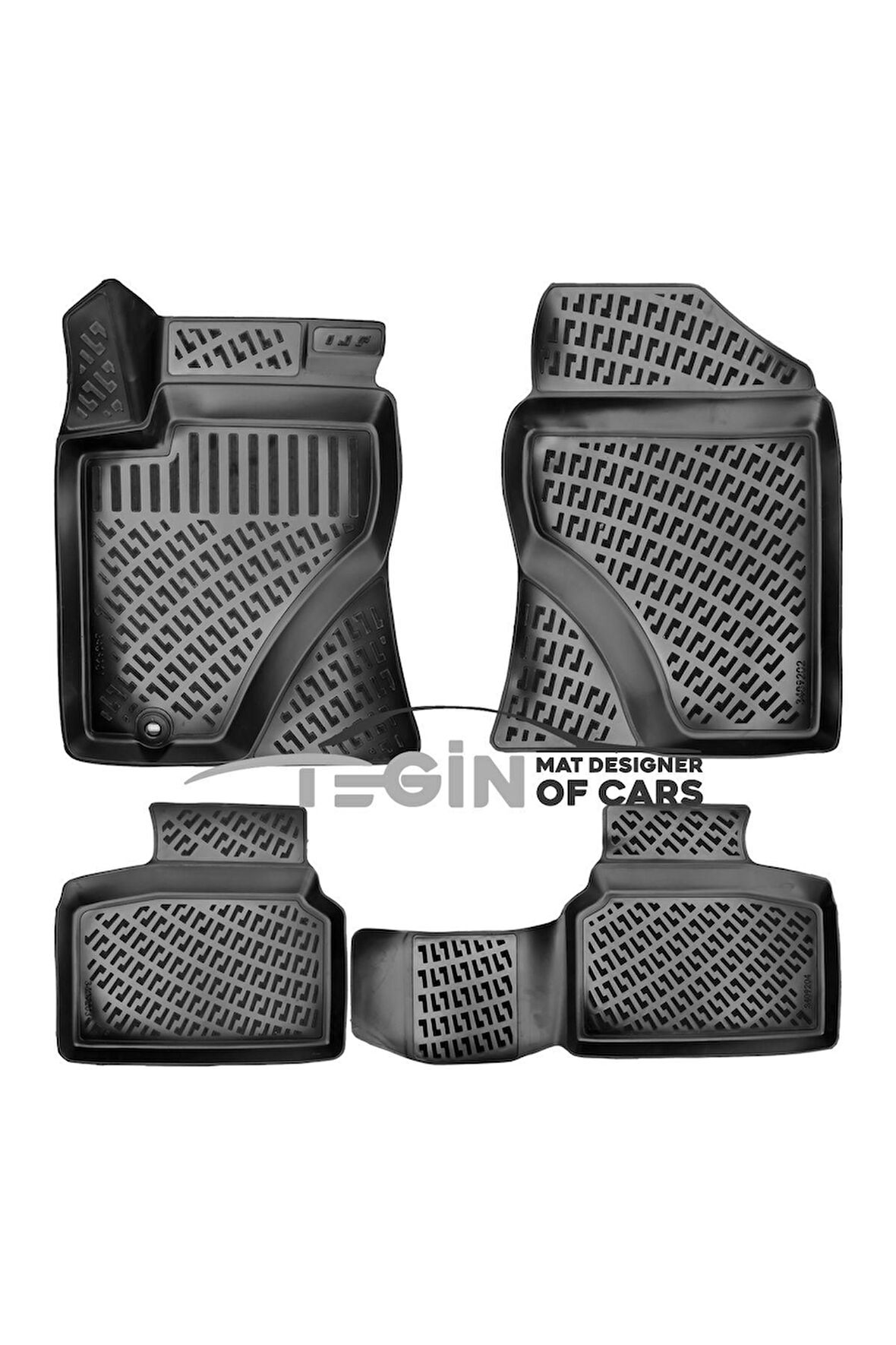 Toyota Avensis 3D Havuzlu Paspas 2006 Siyah