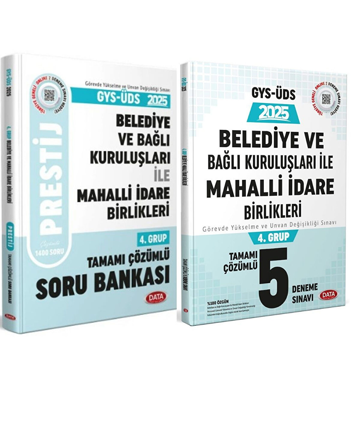 Data 2025 Belediye ve Bağlı Kuruluşları İle Mahalli İdare Birlikleri 4. Grup Prestij Soru ve Deneme
