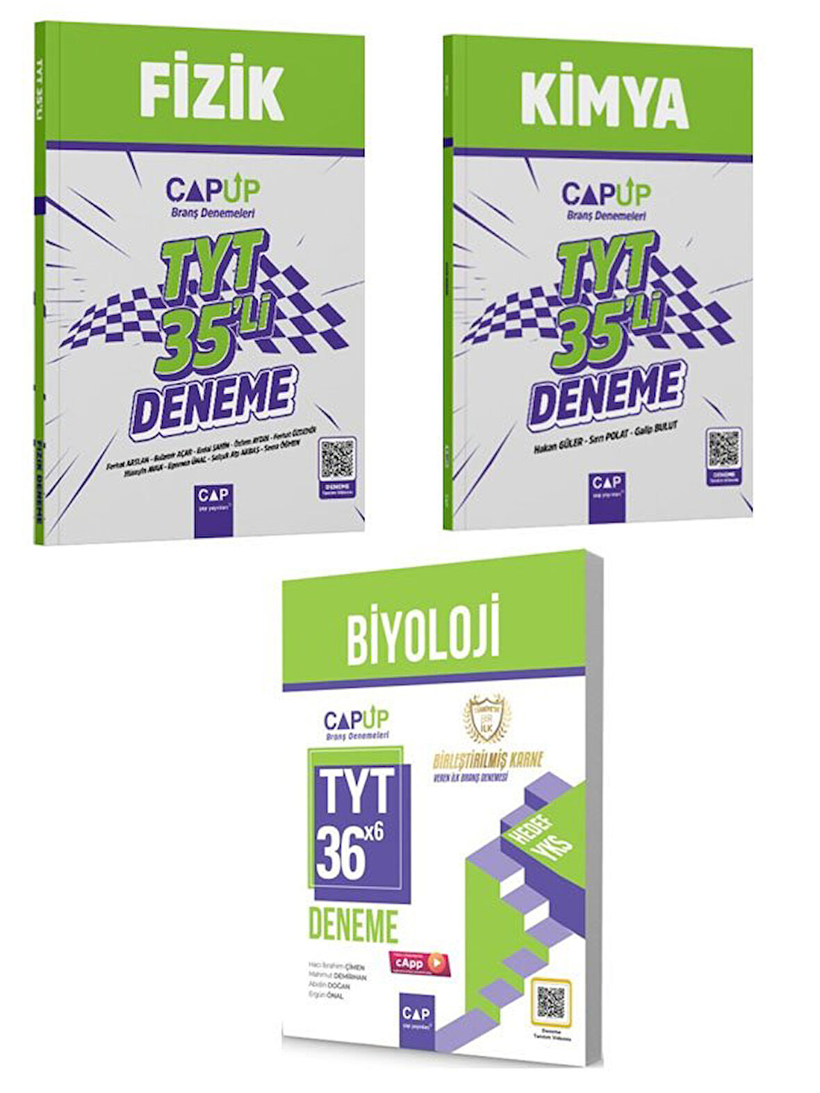Çap Yayınları TYT Fizik+Kimya Biyoloji Deneme Seti