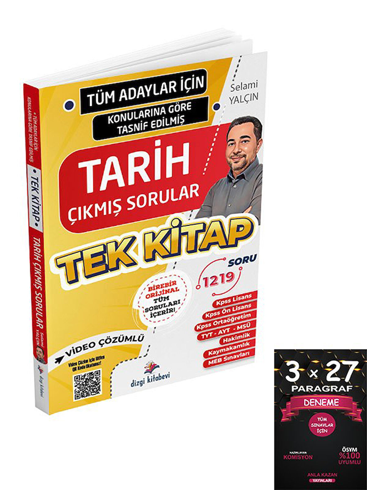 Dizgi Kitap 2025 KPSS TYT AYT MSÜ Hakimlik Kaymakamlık Tarih Çıkmış Sorular Tek Kitap Konularına Göre Çözümlü