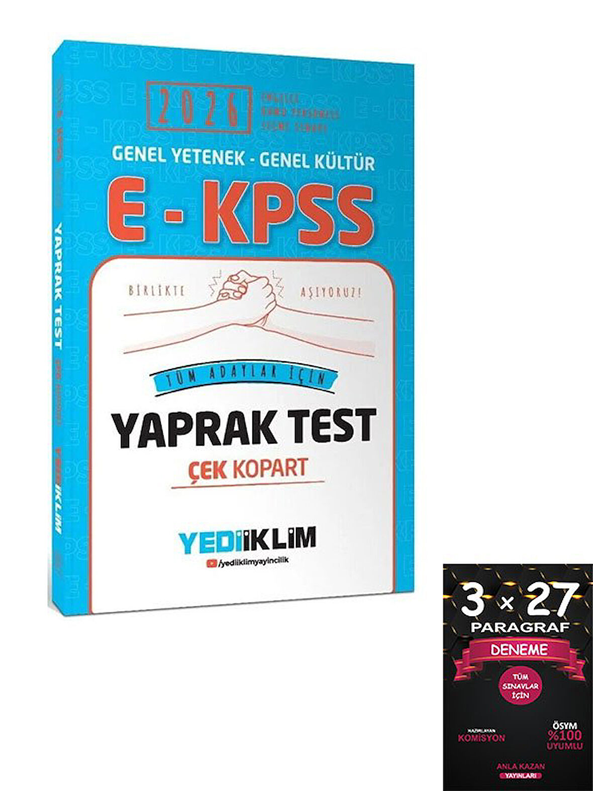 Yediiklim 2026 EKPSS Yaprak Test Çek Kopart