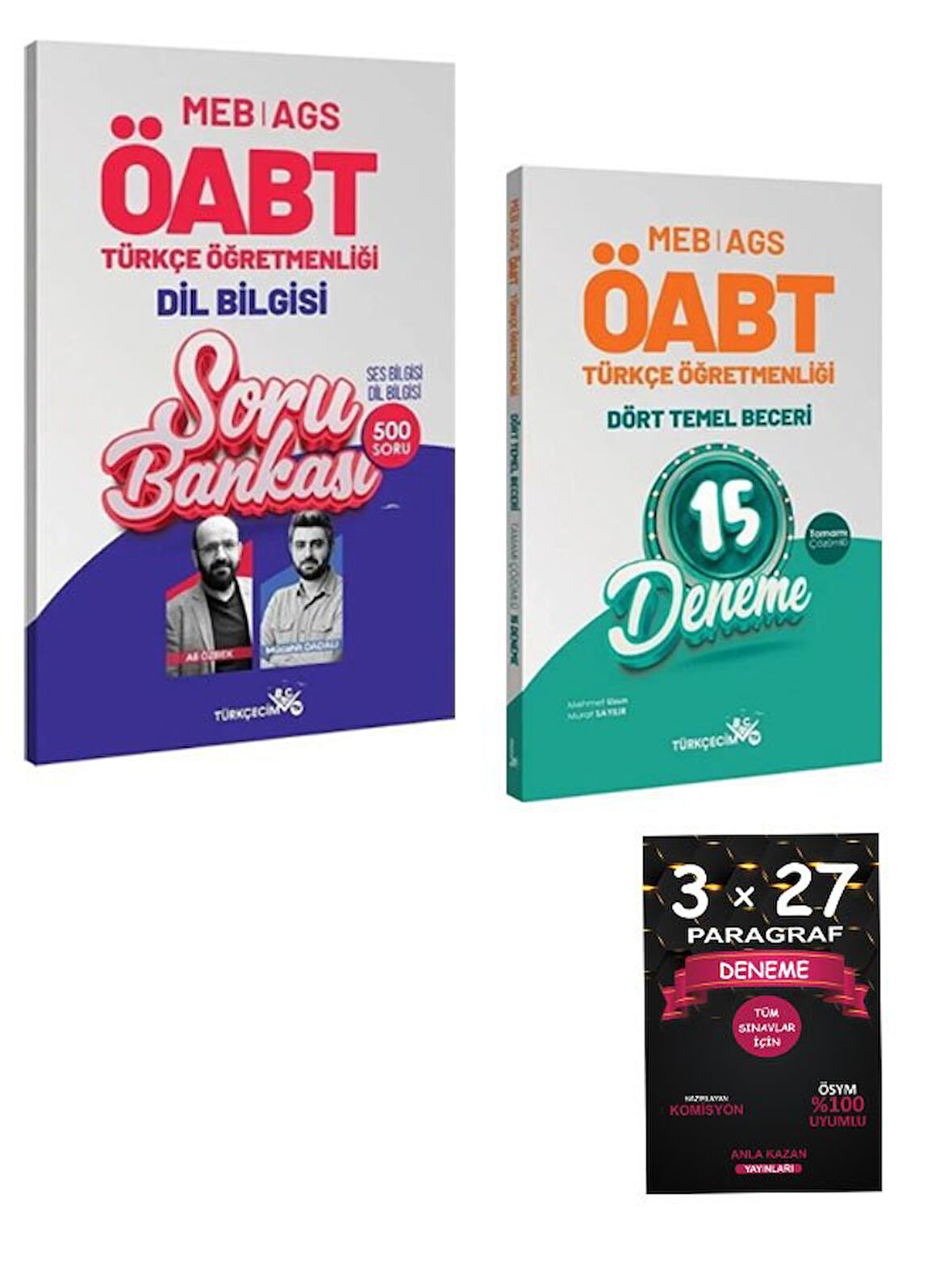 Türkçecim TV ÖABT MEB AGS Türkçe Öğretmenliği Dil Bilgisi Soru Bankası+Deneme