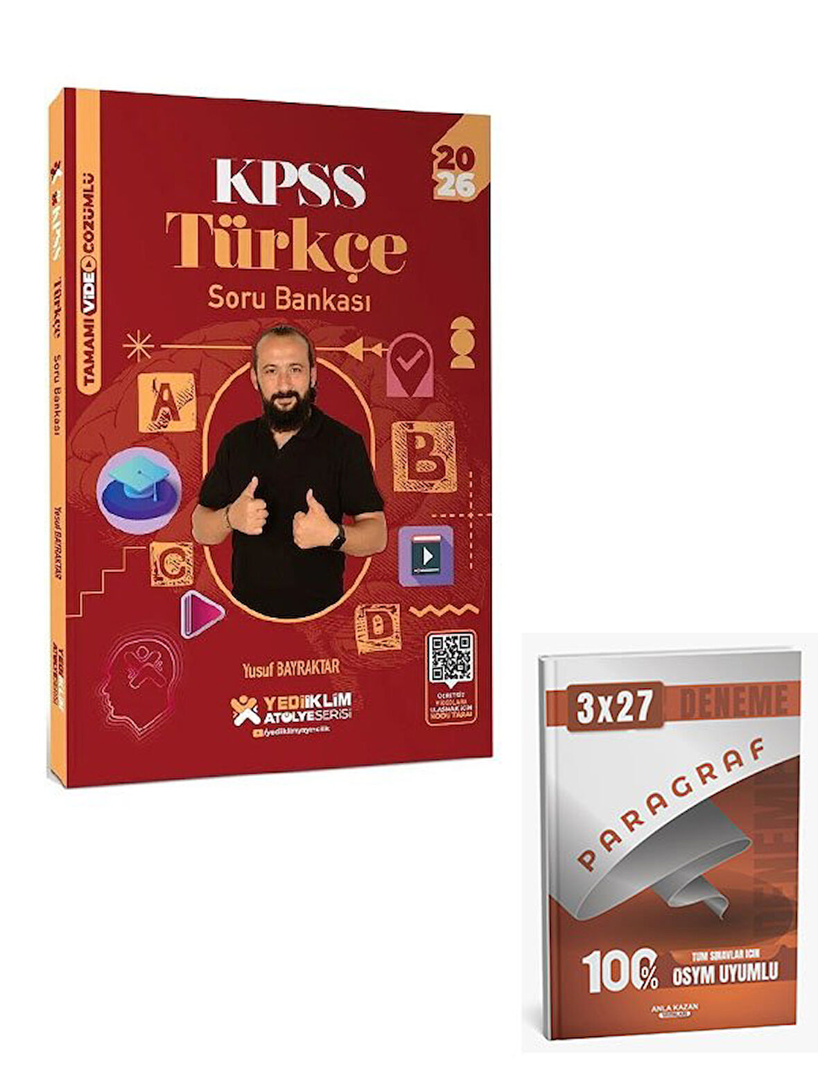 Yediiklim 2026 KPSS Türkçe Atölye Soru Bankası Çözümlü+Anla Kazan Paragraf