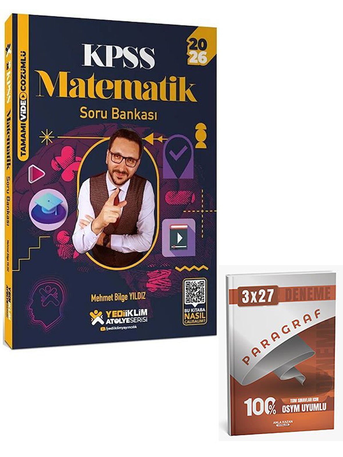 Yediiklim 2026 KPSS Matematik Atölye Soru Bankası Çözümlü+ Anla Kazan Paragraf