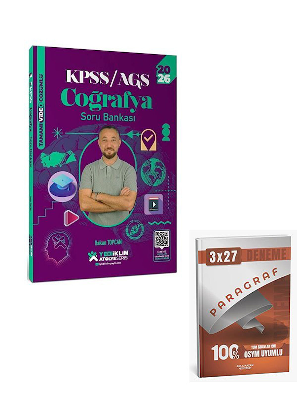 Yediiklim 2026 KPSS Coğrafya Atölye Soru Bankası Çözümlü+Anla Kazan Paragraf