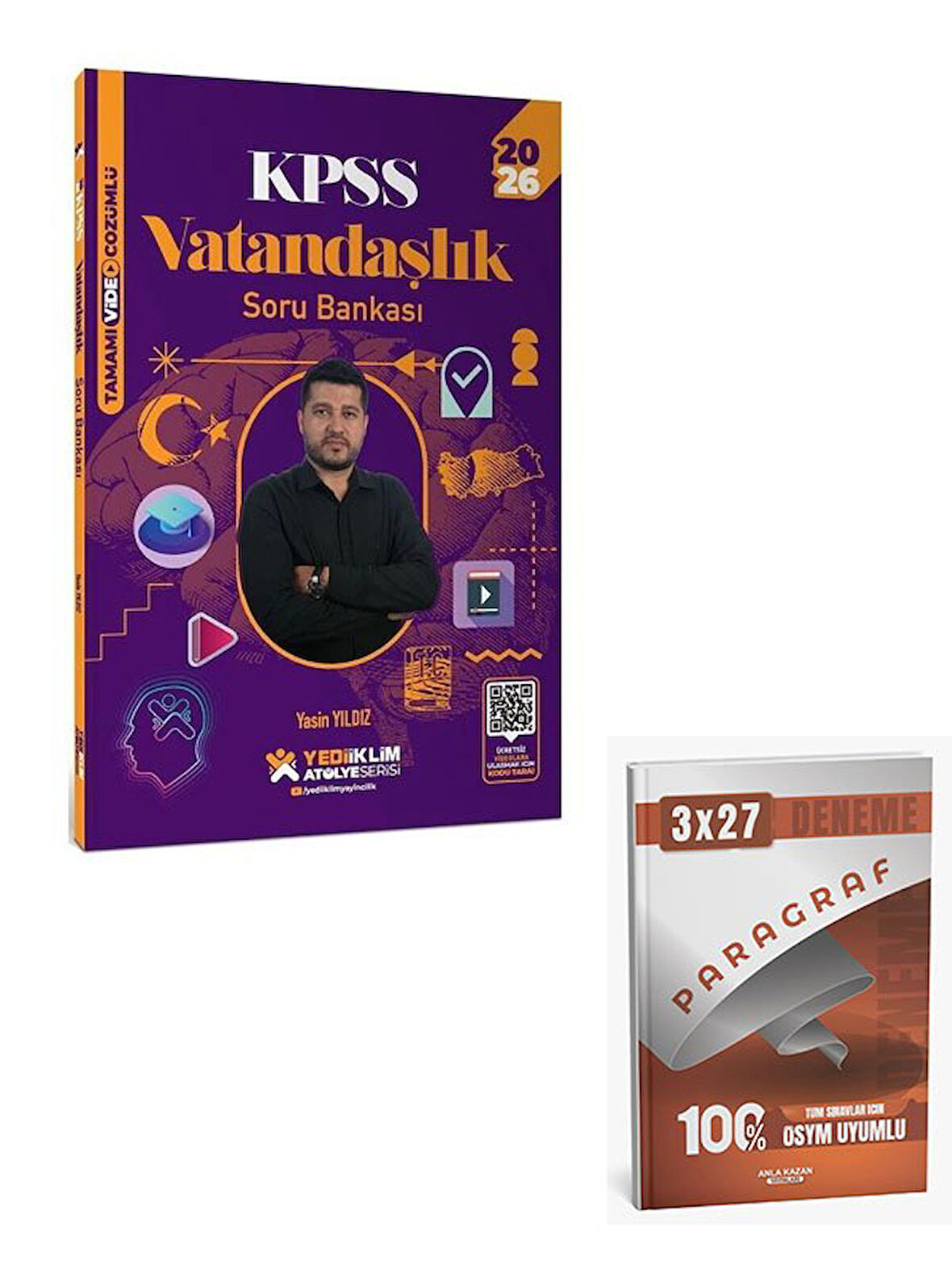 Yediiklim 2026 KPSS Vatandaşlık Atölye Soru Bankası Çözümlü+Anla Kazan Paragraf