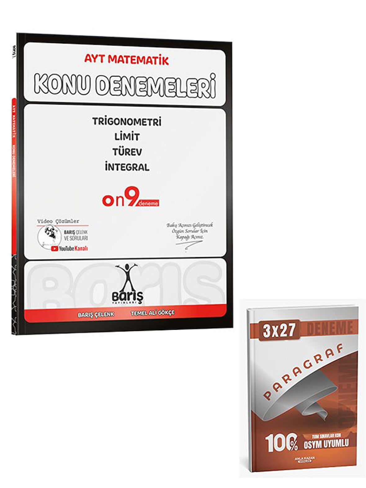 Barış Yayınları 2026 11. Sınıf Matematik Trigonometri, Limit, Türev ve İntegral Konu Denemeleri+Anla Kazan Paragraf