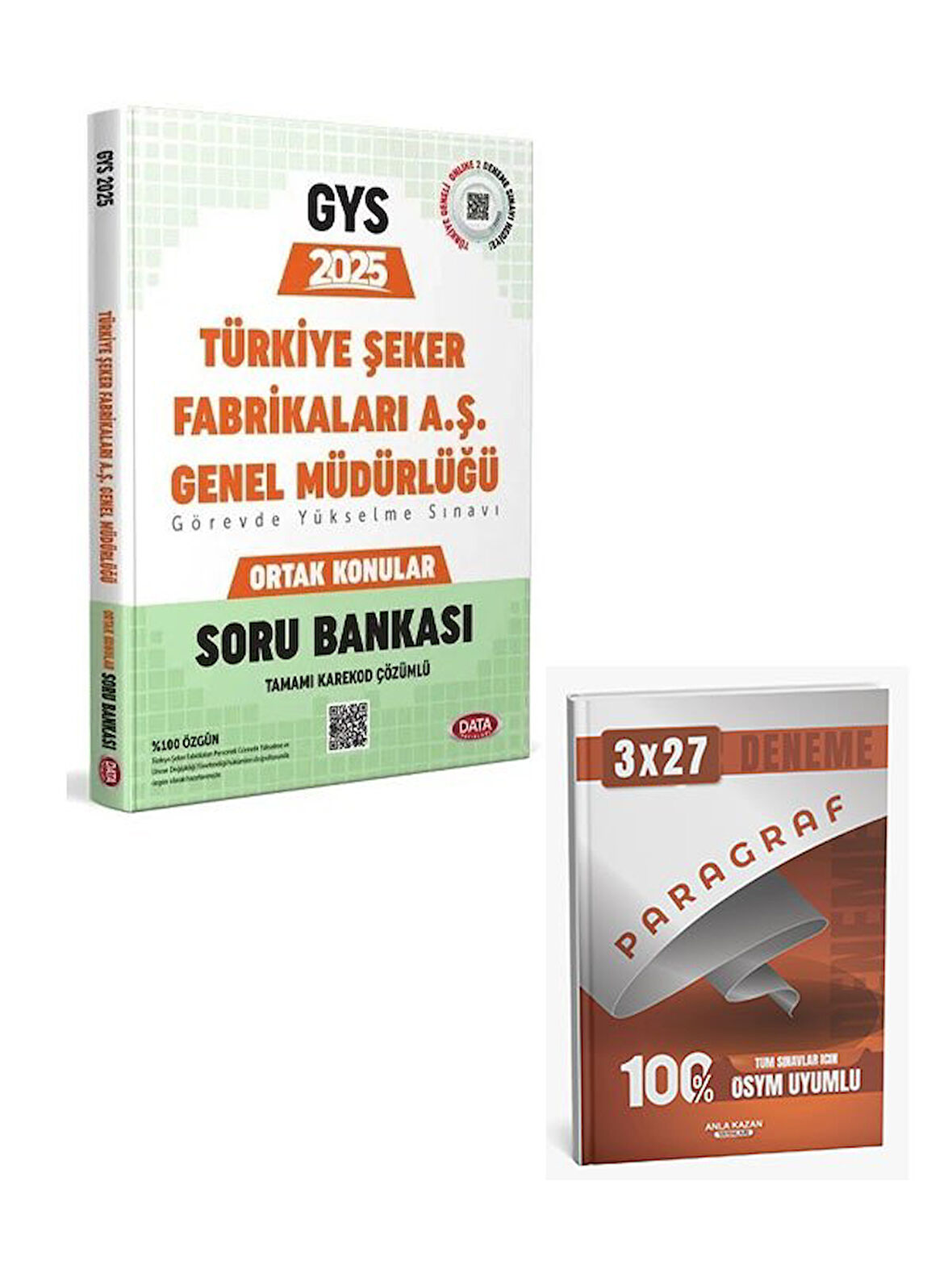 Data 2025 GYS Türkiye Şeker Fabrikaları Ortak Konular Soru Bankası+Anla Kazan Paragraf