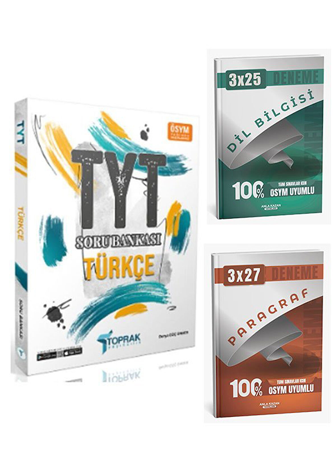 Toprak Yayıncılık 2026 TYT Türkçe Soru Bankası+Anla Kazan Paragraf+Dilbilgisi