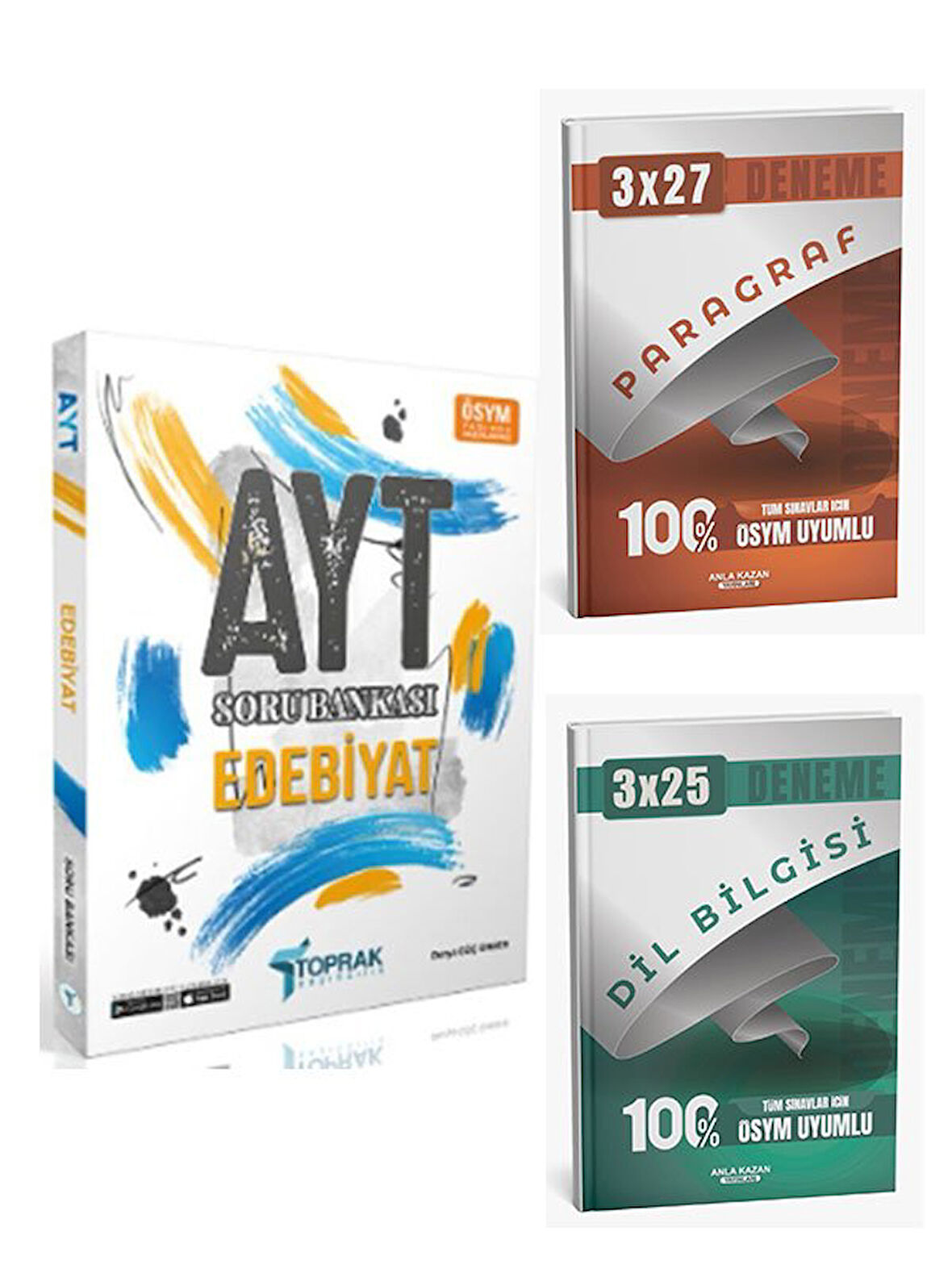 Toprak Yayıncılık 2026 AYT Edebiyat Soru Bankası+Anla Kazan Paragraf+Dilbilgisi