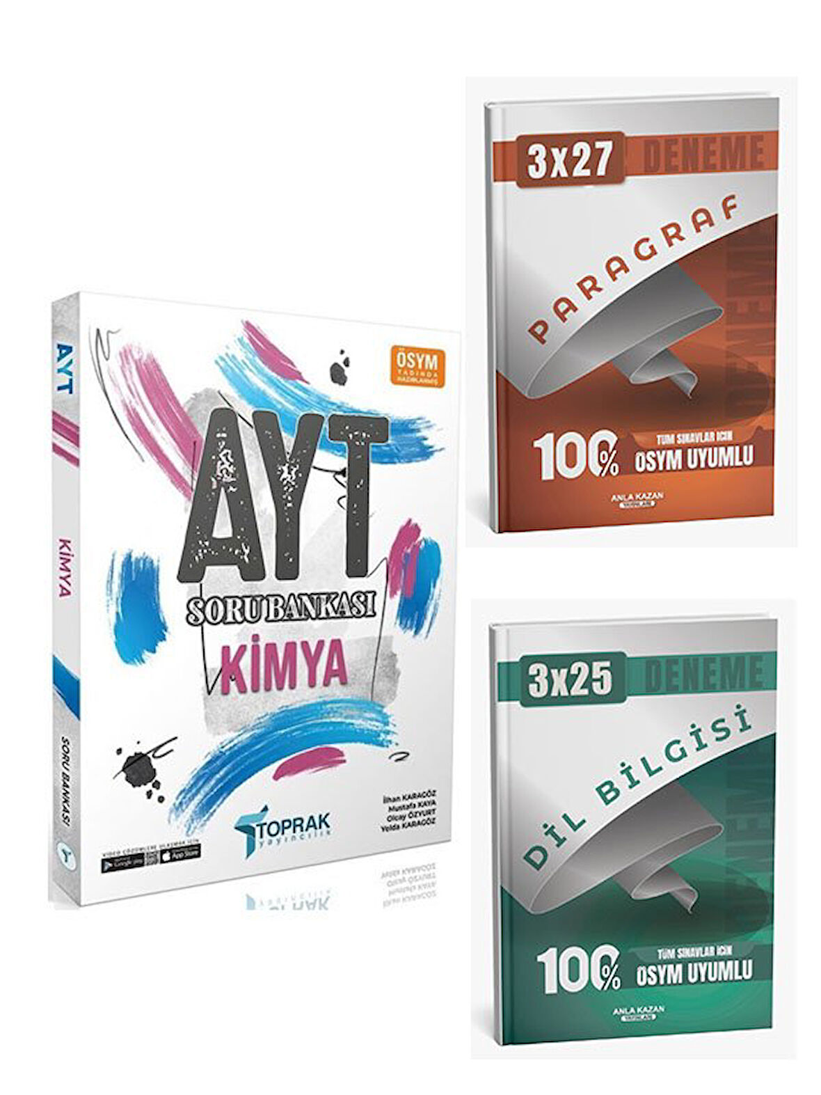 Toprak Yayıncılık 2026 AYT Kimya Soru Bankası+Anla Kazan Paragraf+Dilbilgisi