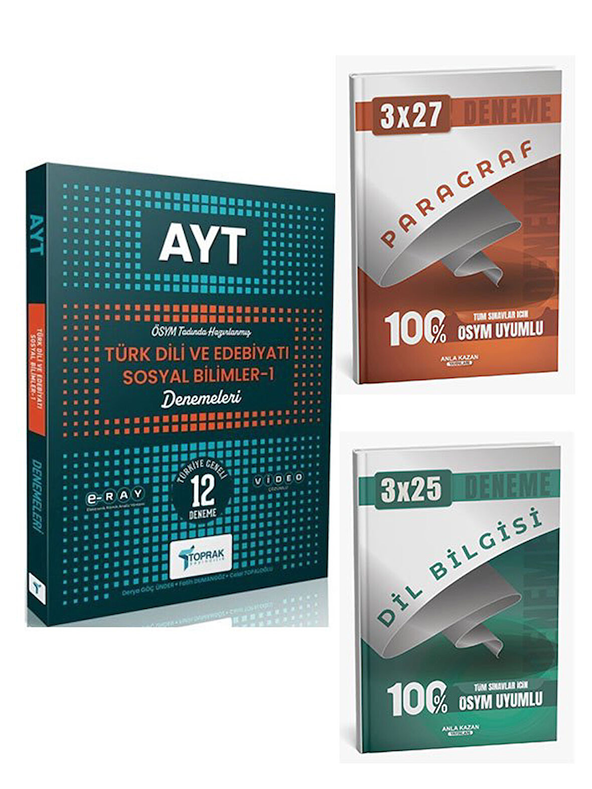 Toprak 2026 AYT Türk Dili ve Edebiyatı Sosyal Bilimler 1 Deneme+Anla Kazan Paragraf+Dilbilgisi