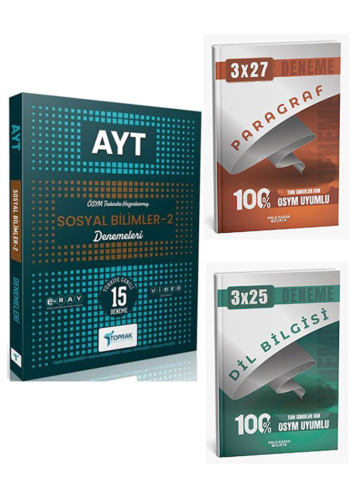 Toprak 2026 AYT Sosyal Bilimler 2 Deneme+Anla Kazan Paragraf+Dilbilgisi