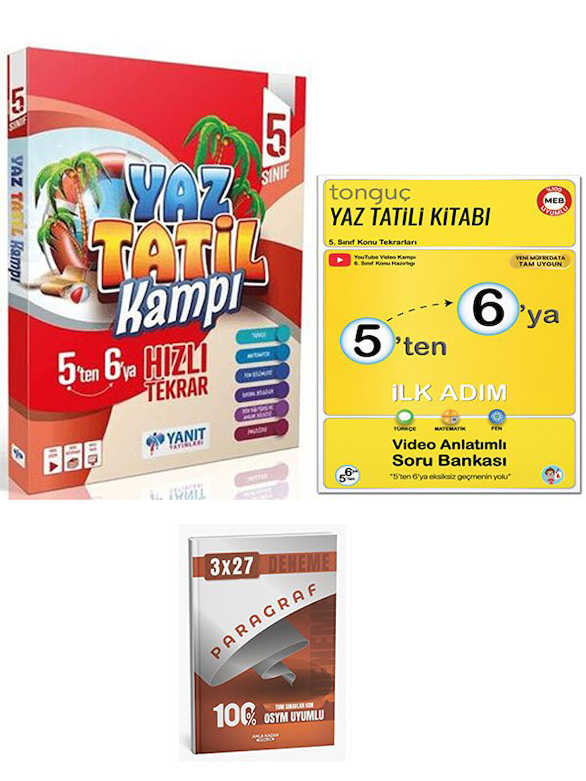Tonguç+Yanıt 2026 5 ten 6 ya İlk Adım Yaz Tatili Kitabı