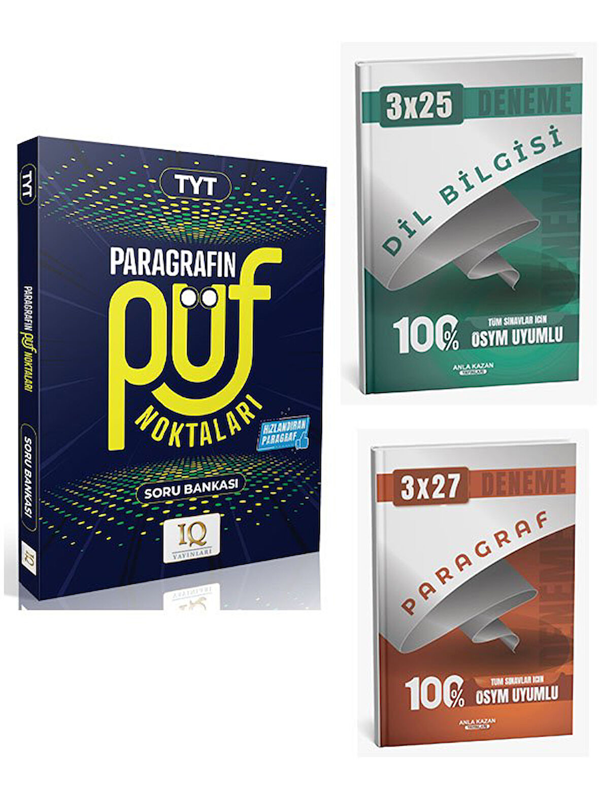 IQ 2026 YKS TYT Paragrafın Püf Noktaları Soru Bankası+Anla Kazan Paragraf+Dilbilgisi