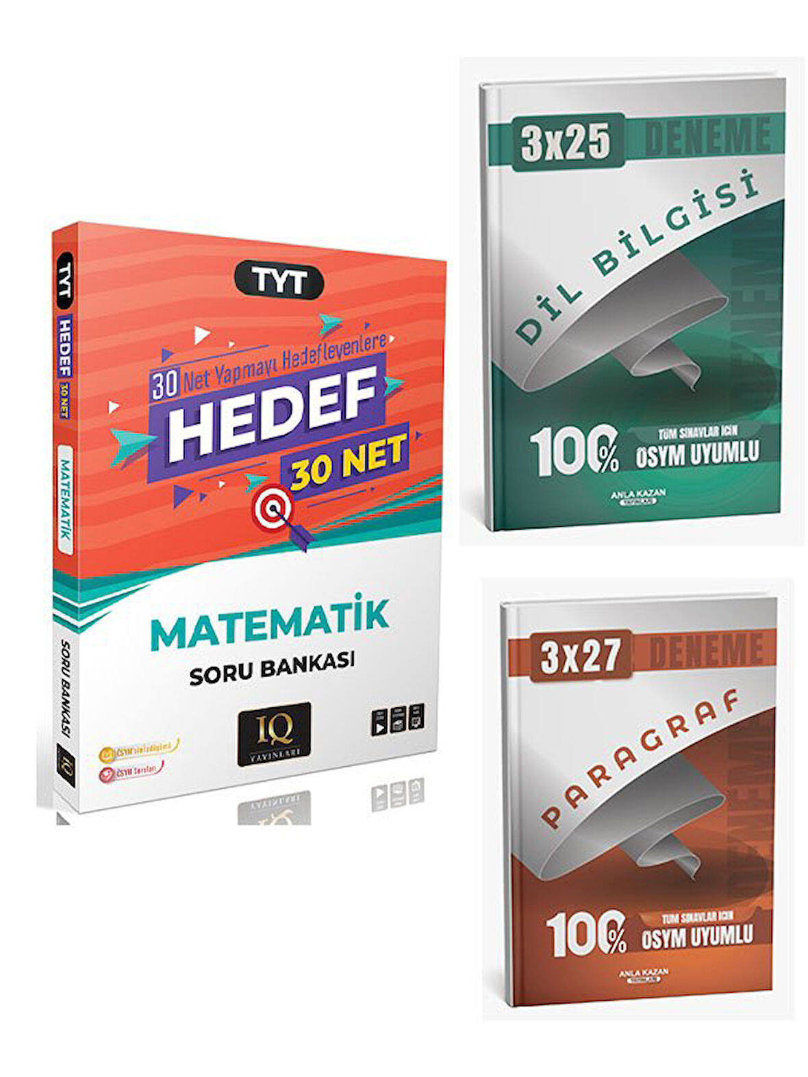 IQ 2026 YKS TYT Matematik Hedef 30 Net Soru Bankası+Anla Kazan Paragraf+Dilbilgisi