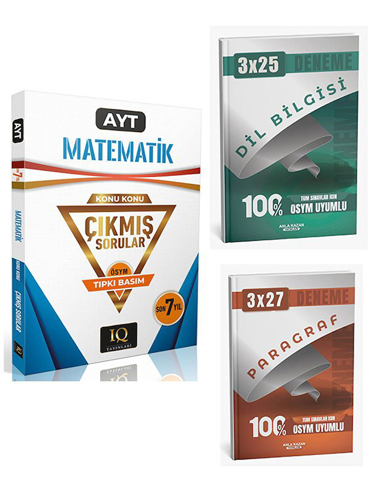 IQ 2026 YKS AYT Matematik Çıkmış Sorular Son 7 Yıl Konu Konu Tıpkı Basım+Anla Kazan Paragraf+Dilbilgisi